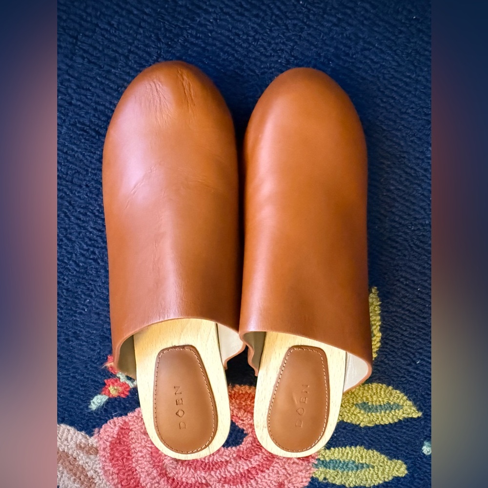 Doen Anouk Clogs in Cognac - Picture 6 of 12